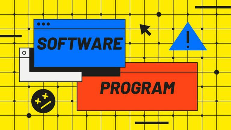 what is the difference between software and program