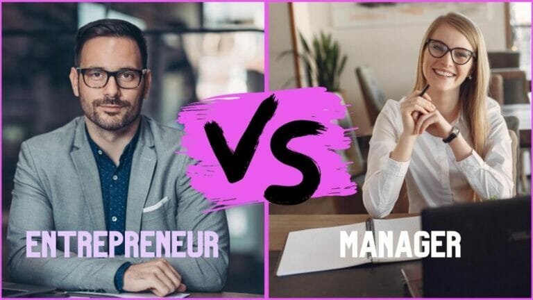 What Is The Difference Between Entrepreneur And Manager