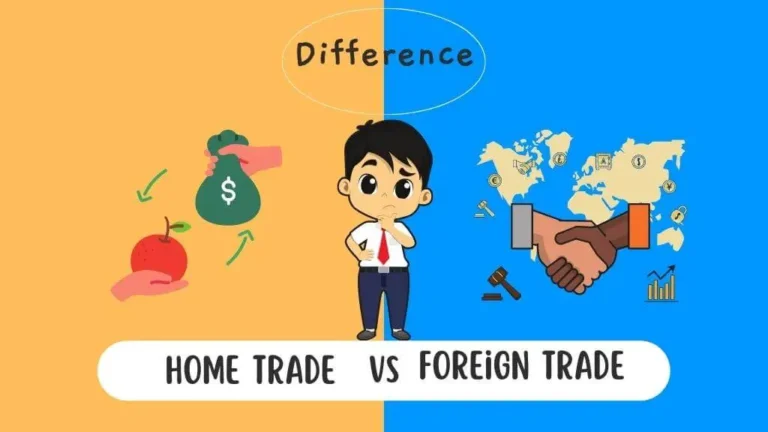 what is the difference between home trade and foreign trade?