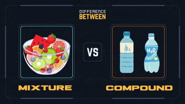 what is the difference between mixtures and compounds