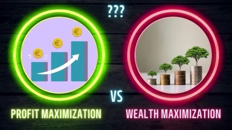 difference between profit maximization and wealth maximization