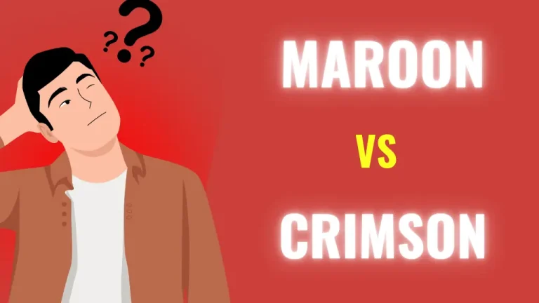 Difference between Crimson and Maroon